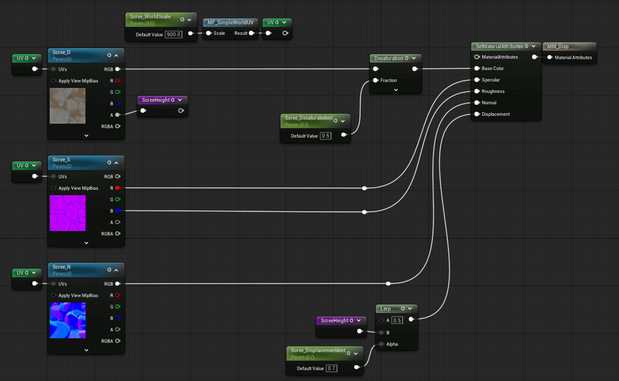 Displacement_example_Nodesetup